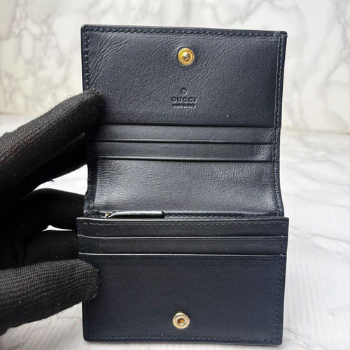 Gucci Bi-Fold Wallet 01 Pvc Bee Gg L1