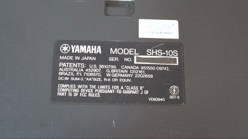 Keyboard Electronic Piano Yamaha Shs-10
