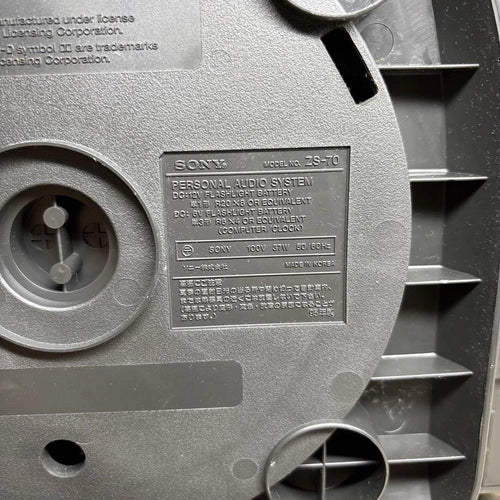 Sony Cd, Md Cassette Decks Zs-70(K)