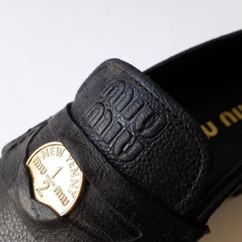 Miu Loafers Dress Shoes