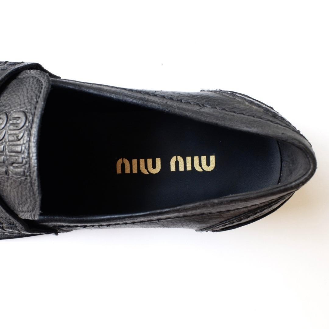 Miu Loafers Dress Shoes