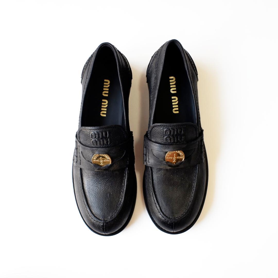 Miu Loafers Dress Shoes