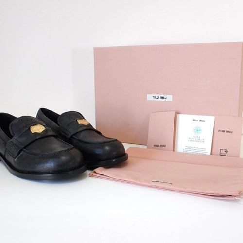 Miu Loafers Dress Shoes