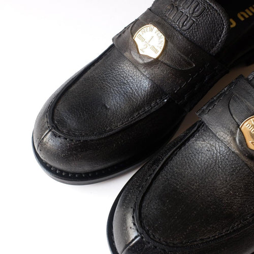 Miu Loafers Dress Shoes