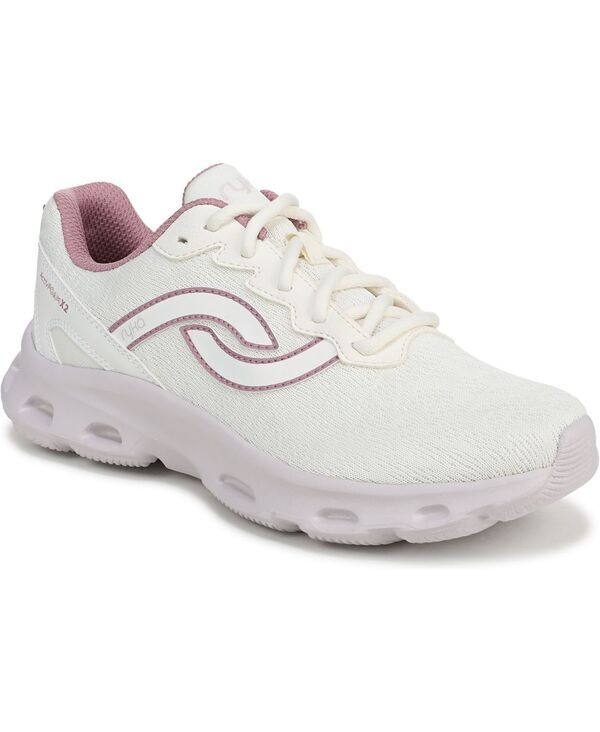 Sneakers Ryka Womens Activfoam X2 Running Inspi Red Shoes Egret White Mesh