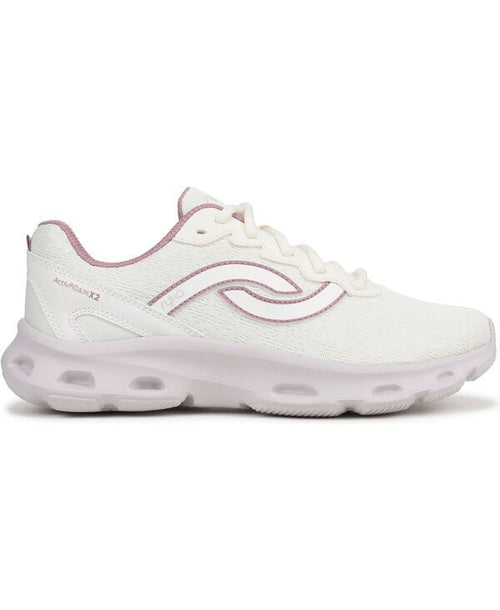Sneakers Ryka Womens Activfoam X2 Running Inspi Red Shoes Egret White Mesh