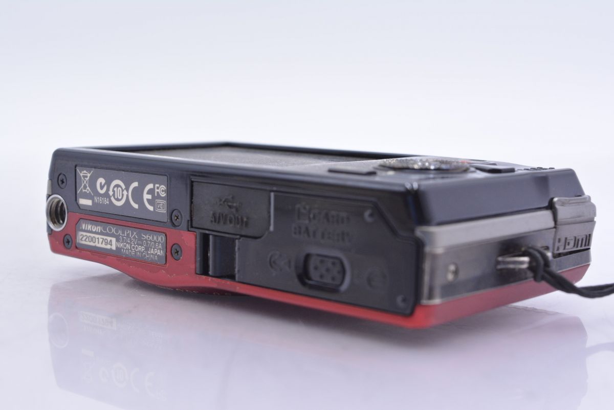 Compact Digital Camera Nikon Coolpix S6000 7X #Am5351