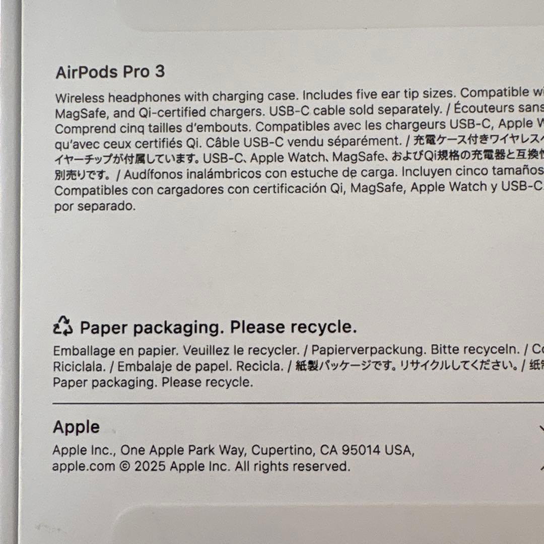 Apple Airpods Body Pro 3