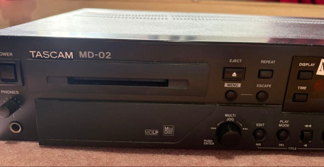 Tascam Cd Md Cassette Deck Md-02