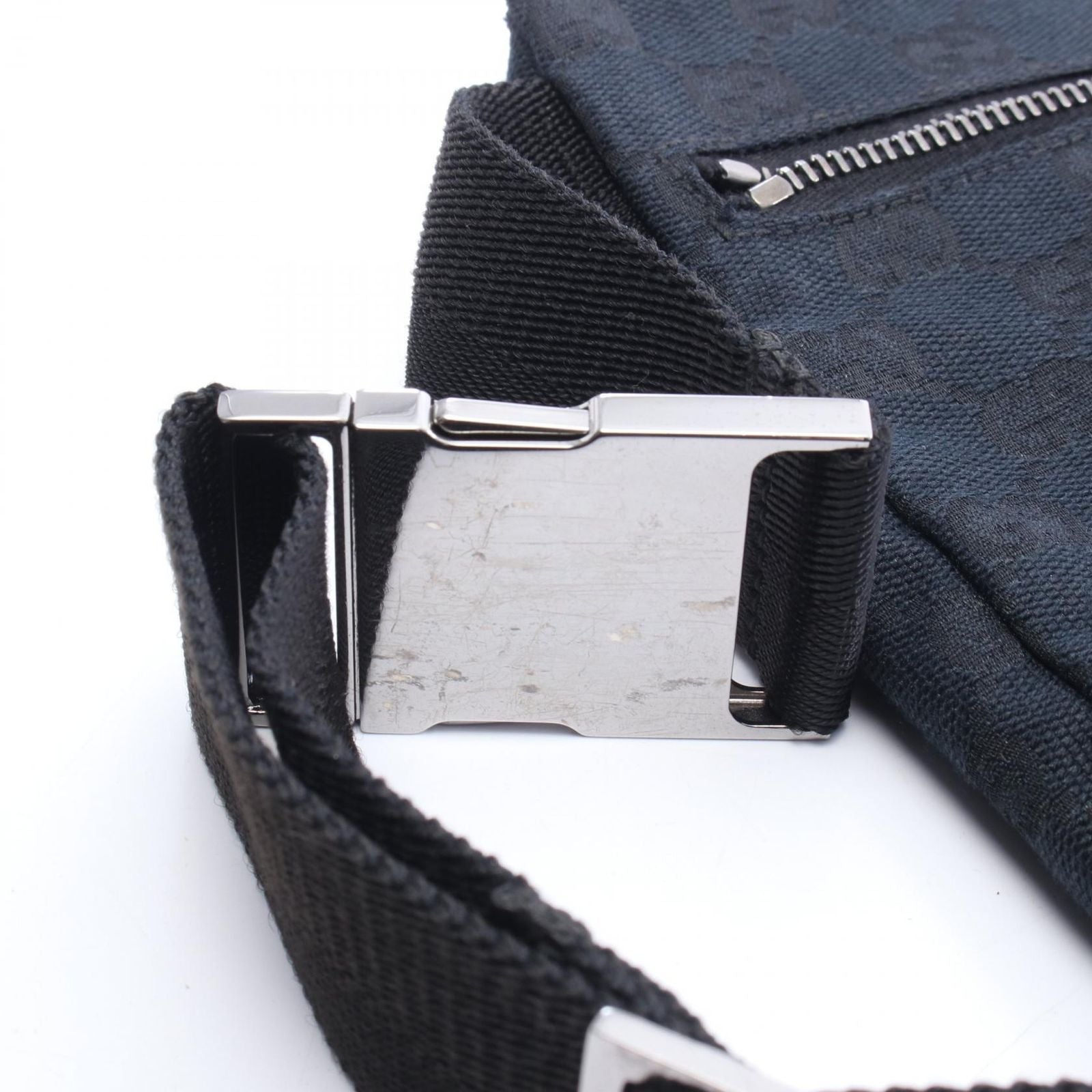 Gucci Body Bag Waist Pouch Gg 28566 Used A