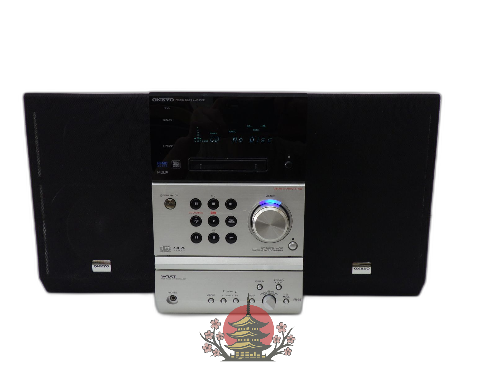 Mini -Component Onkyo Fr-B8 Cd/Md D-B8