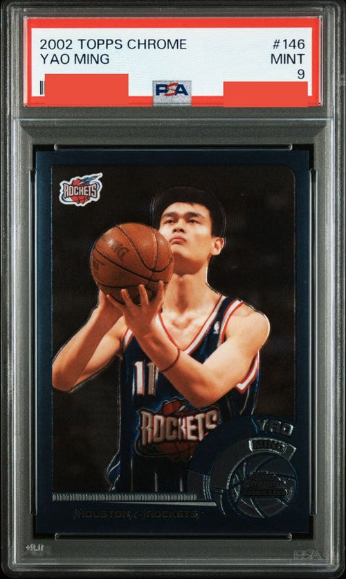Nba 2002 Topps Chrome Yao Ming #146 Psa9 Rc