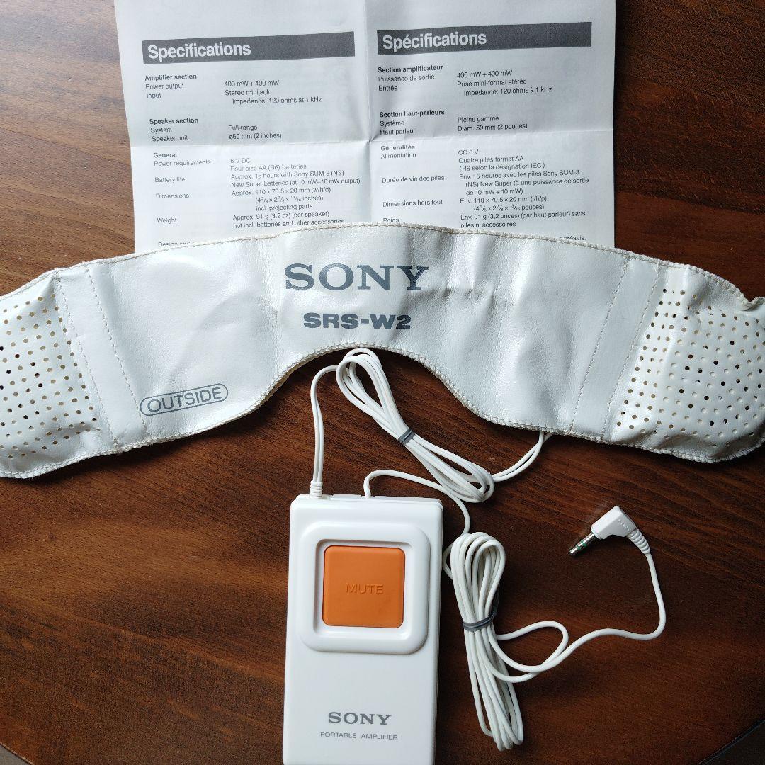 Sony Speakers Sound Wear System Srs-W2K