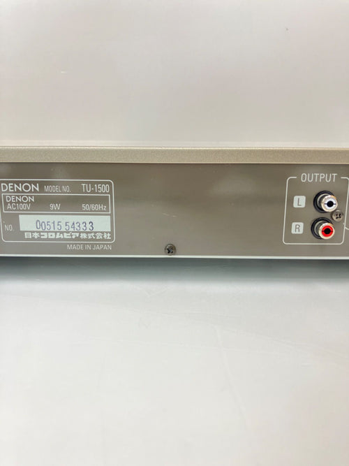 Denon Radio Tuner Tu-1500 Am-Fm