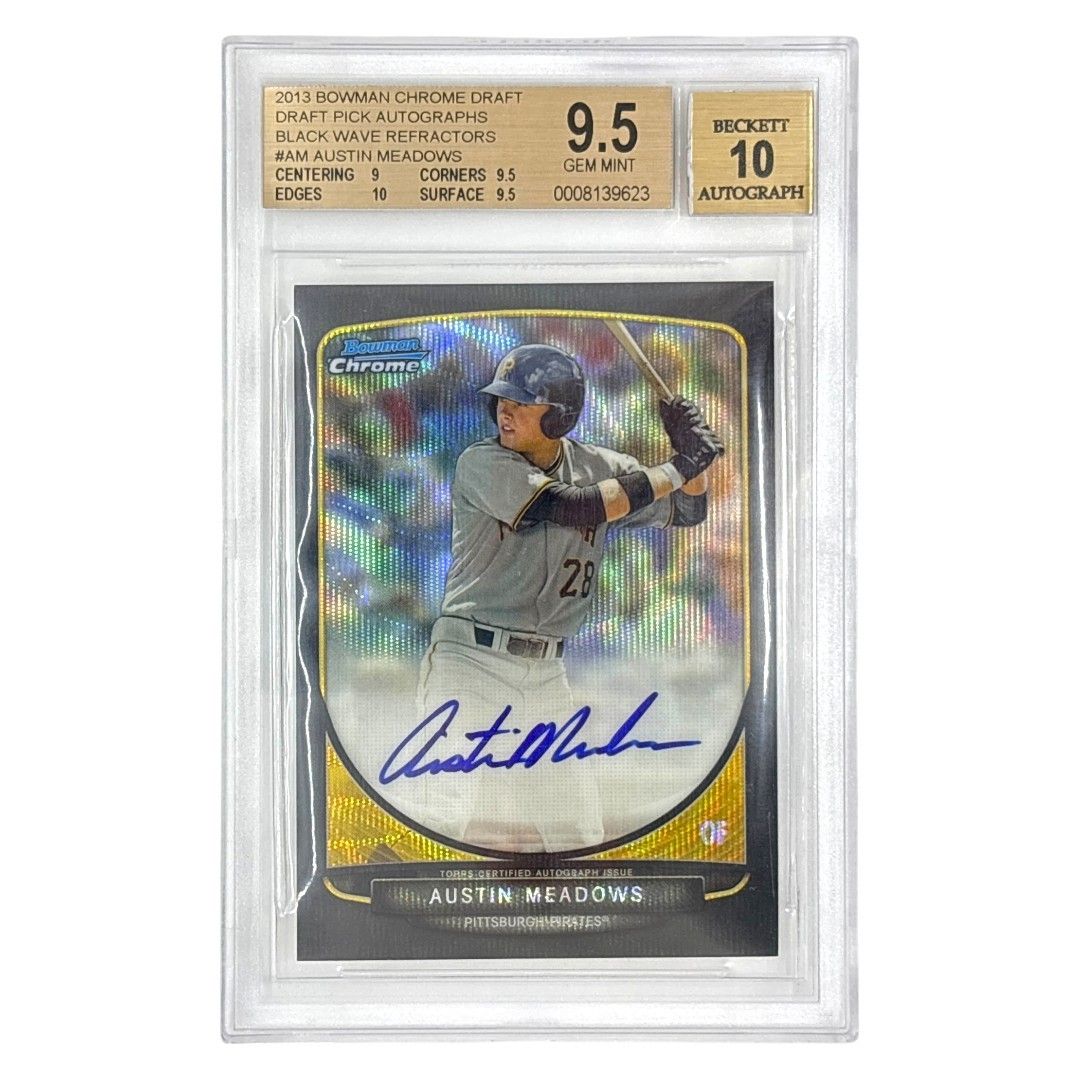 Mlb Topps Bowman Chrome Austin Meadows Pittsburgh Pirates /50 #Bca-Am It1