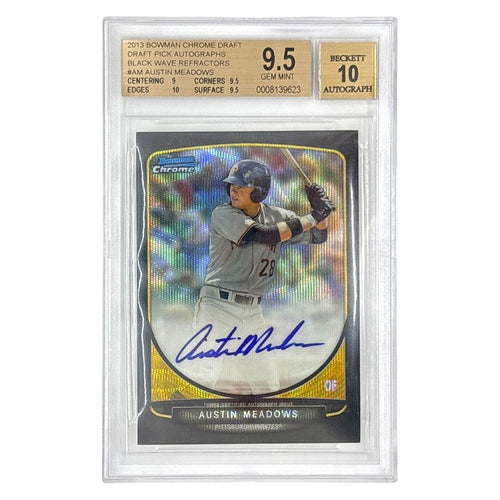 Mlb Topps Bowman Chrome Austin Meadows Pittsburgh Pirates /50 #Bca-Am It1