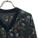 Others Needles L/S V Neck Tee-Poly Twill Sateen Xs