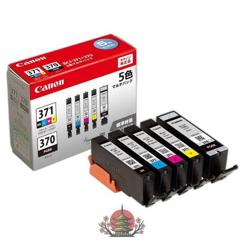 Others 5 Bci-371(Bk/C/M/Y)+370 Bci-371+370/5Mp Canon