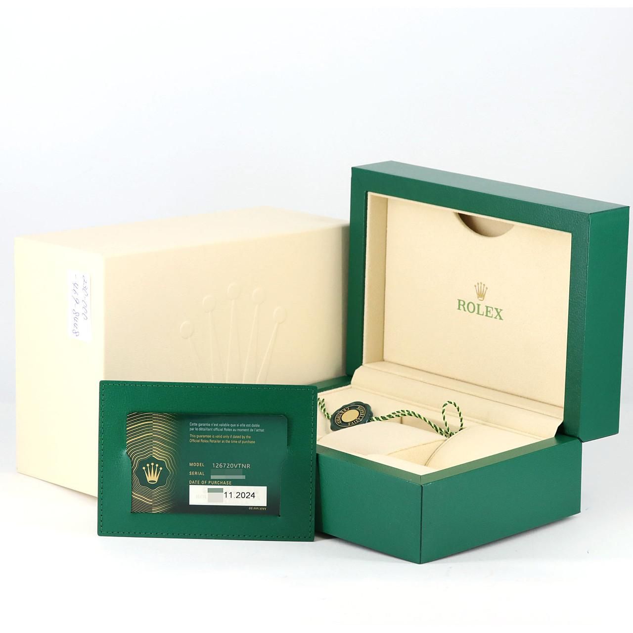 Rolex Automatic Winding Clock Gmt 126720Vtnr 5 Ss Grxbk