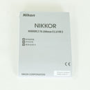 Nikon Lens (Zoom) Nikkor Z 70-200Mm F/2.8 Vr S