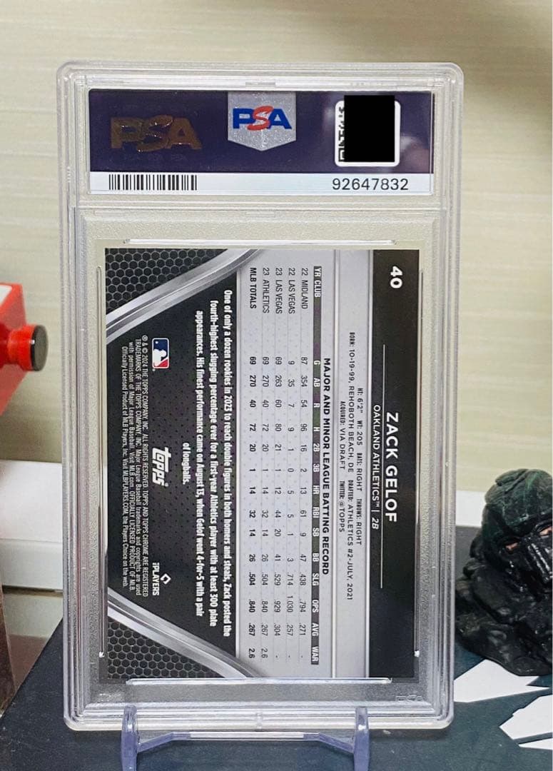 Topps Mlb Zack Gelof Rc Psa10 Purple Diamond 9/150