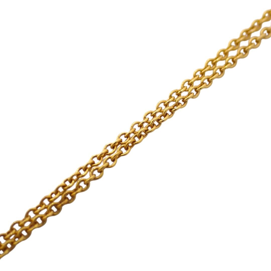Tiffany Necklace Co. 750 K18 5034