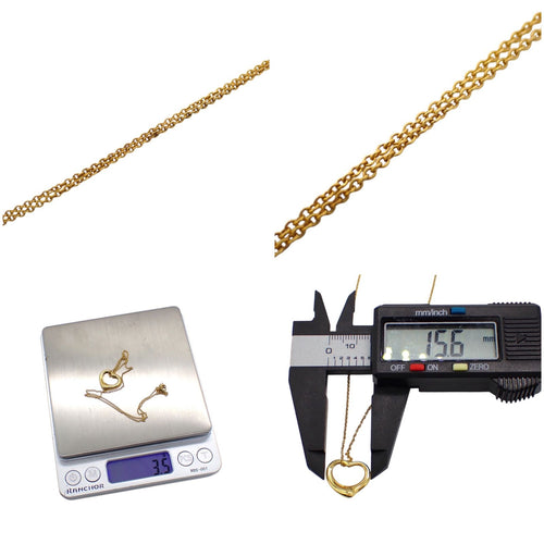 Tiffany Necklace Co. 750 K18 5034