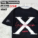 Y-3 T-Shirts Yohji Yamamoto Adidas Size3