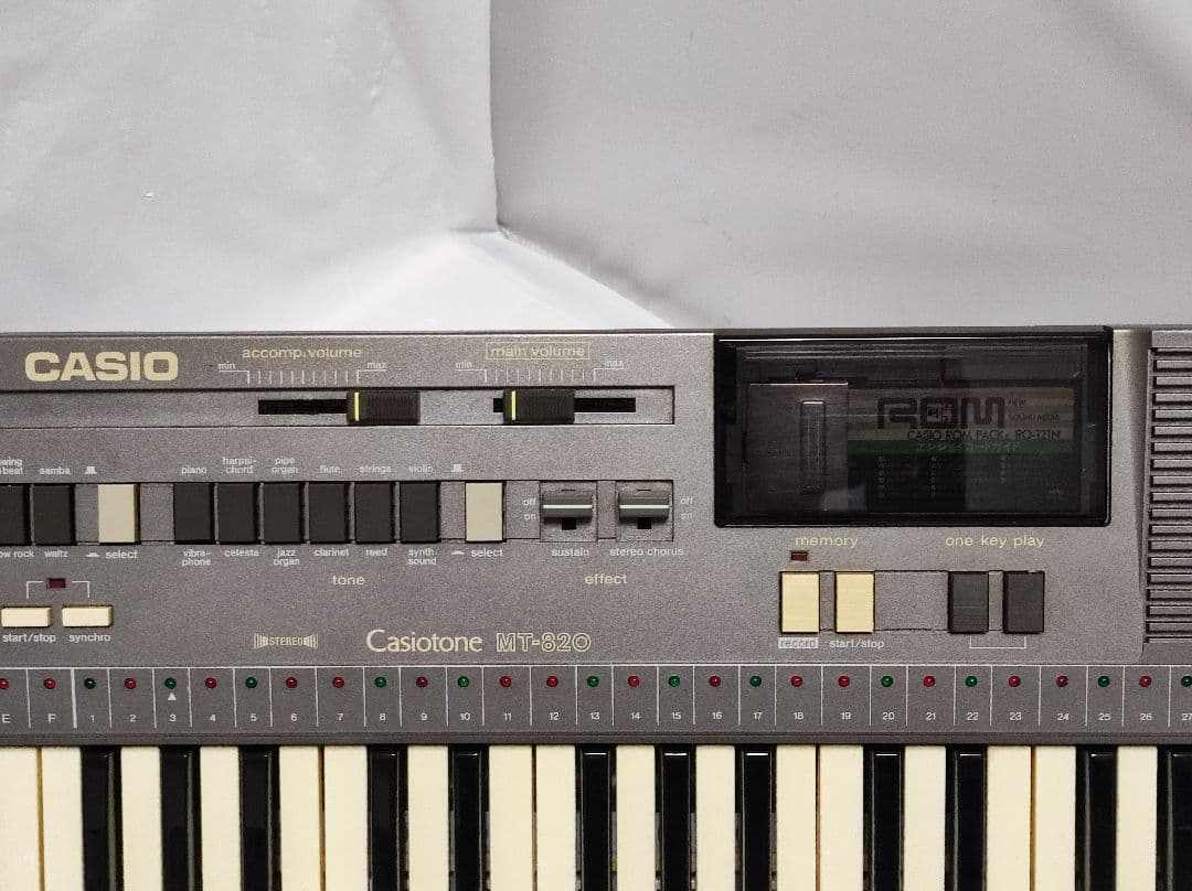 Casio Keyboard Electronic Piano Mt-820 Rom Pack Ro-121N