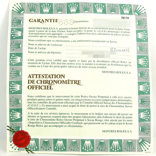 Rolex Automatic Winding Clock 79174 Ssxwg P