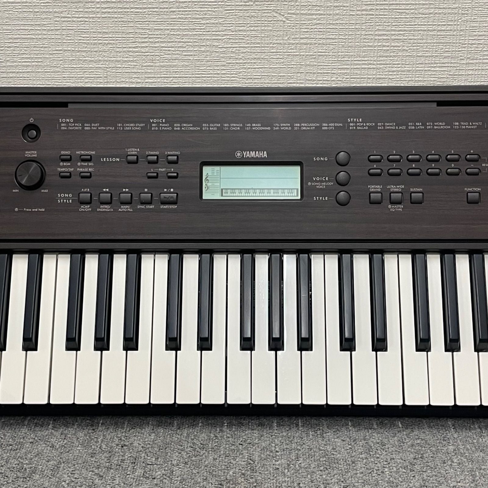 Yamaha Keyboard Electronic Piano Npa 2019 Psr-E360Dw