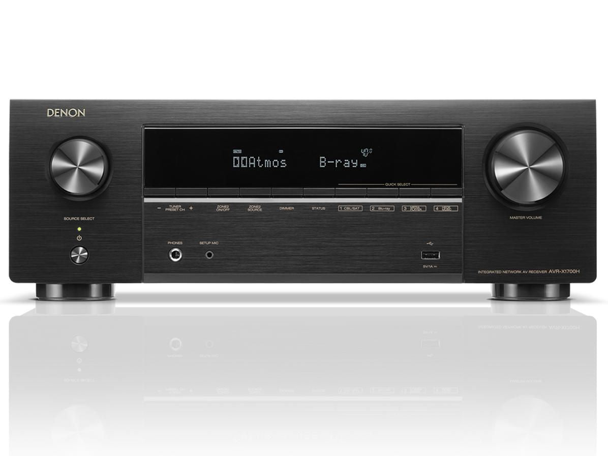 Others 3 Polk Audio Denon Avr-X1700H Av 7.2Ch 8K Ultra Hd Hdr10+ Earc