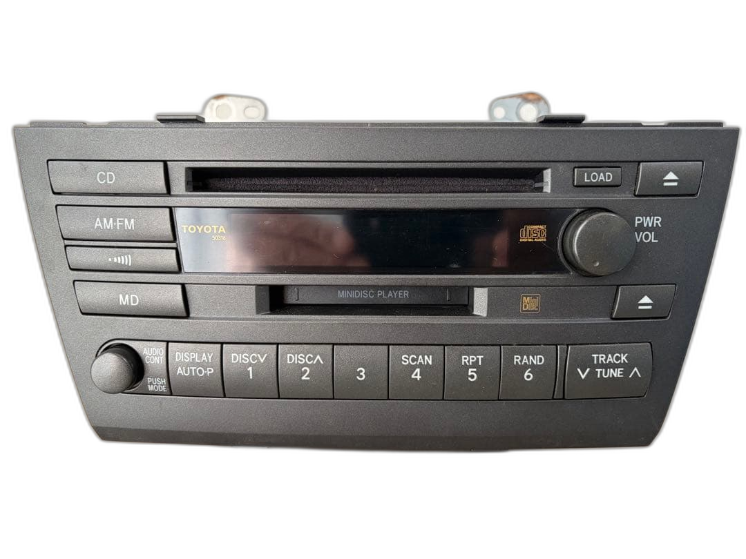 Toyota Cd Md Cassette Deck 2 Md.Cd.Am.Fm.
