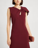 Long Sleeves, Three Quarter Sleeve Roland Mouret Bordeaux