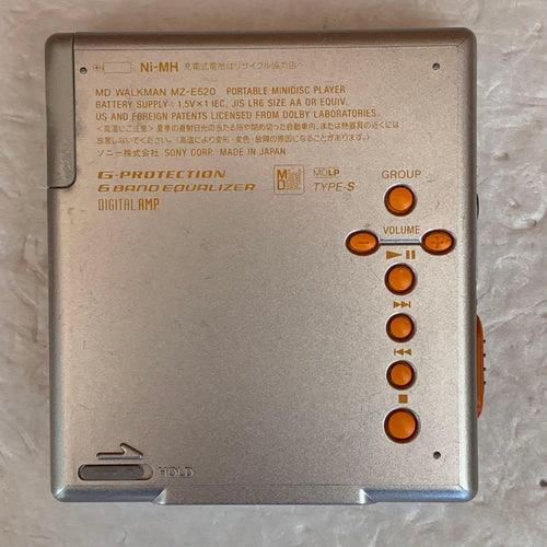 Sony Portable Md Players Mz-E520