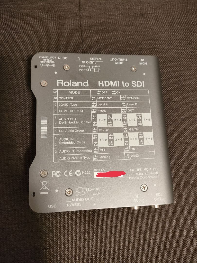 Roland Other Vc-1-Hs Video Converter