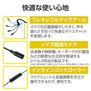 Bone Conduction Earphone (Elecom) Type-C Web Hs-Bc05Cbk