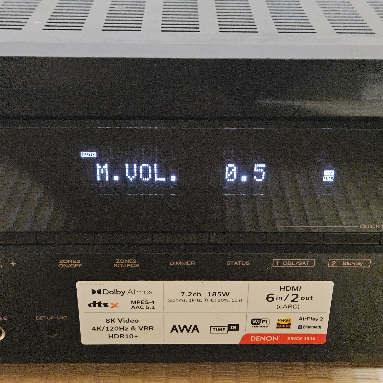 Av Amplifier Denon Avr-X2800H