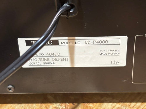 Teac Cd Sacd Players Cd-P4000