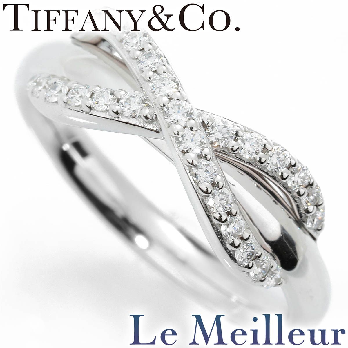 Tiffany Ring Tiffany&Co. K18Wg 4 Ok