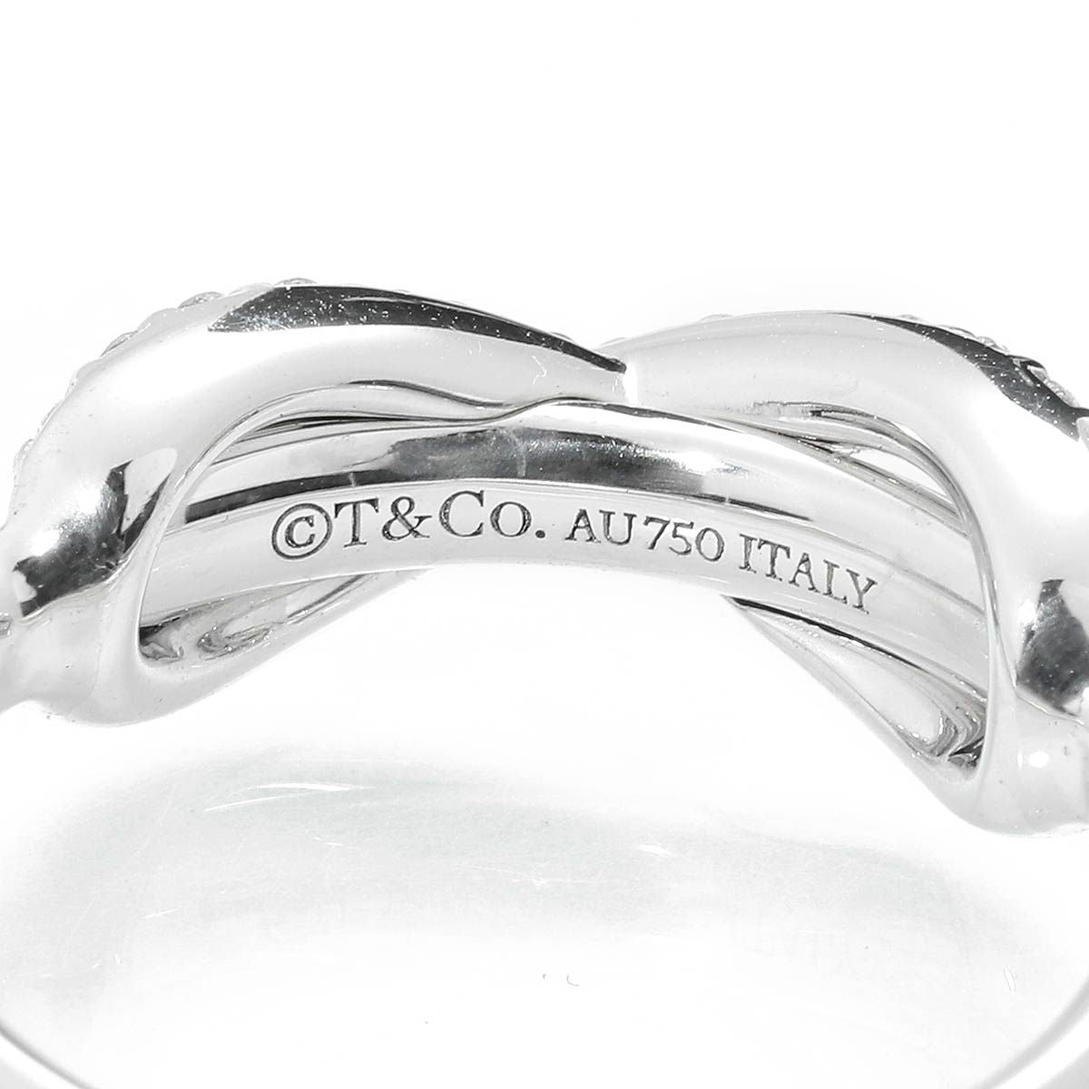 Tiffany Ring Tiffany&Co. K18Wg 4 Ok