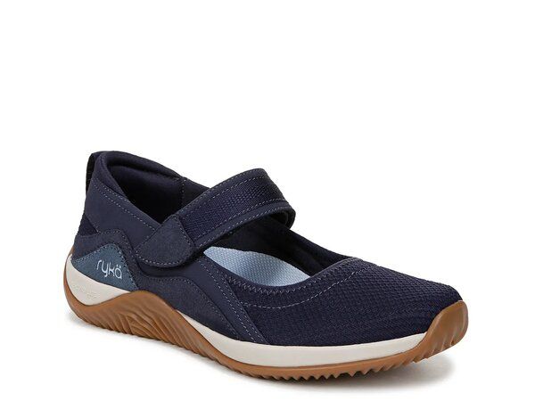 Loafers Leather Shoes Ryka Echo Mary Jane Navy