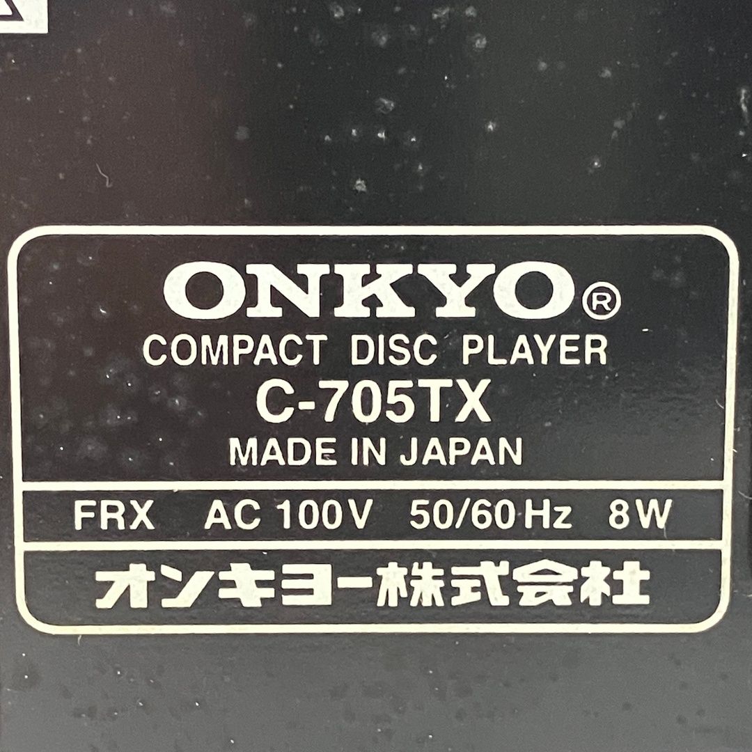 Cd Sacd Player Onkyo C-705Tx Ac 100V 8W F11439210