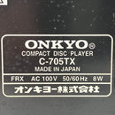 Cd Sacd Player Onkyo C-705Tx Ac 100V 8W F11439210