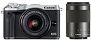 Digital Slr Canon Eos M6 Ef-M15-45Mm/Ef-M55-200Mm Eosm6Sl-Wzk