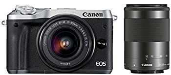 Digital Slr Canon Eos M6 Ef-M15-45Mm/Ef-M55-200Mm Eosm6Sl-Wzk
