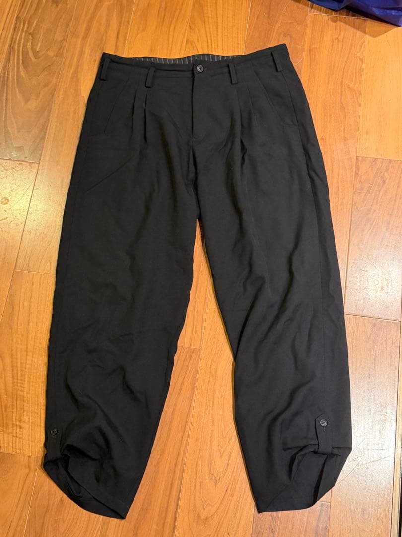Yohji Yamamoto Pour Homme Wide-Leg Pants Loose-Fitting