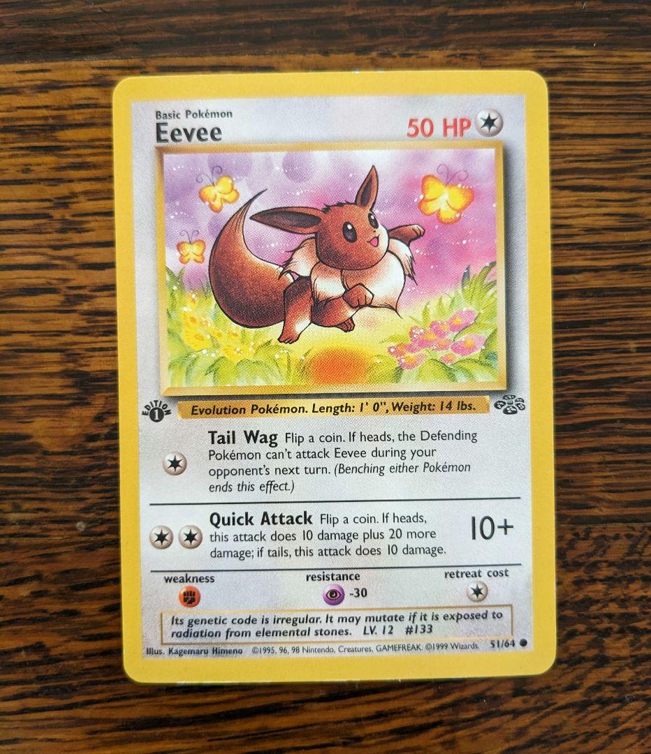 Pokemon Card Game Eevee 1St Edition