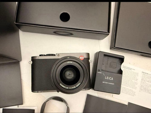 Leica Compact Digital Camera Q Titanium Grey Titianium Lacquered