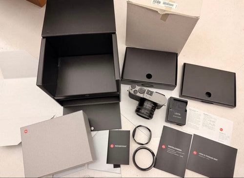 Leica Compact Digital Camera Q Titanium Grey Titianium Lacquered